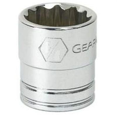 KDT80503 image(0) - GearWrench 3/8 Inch Drive 12 Point Standard SAE Socket 11/16 Inch
