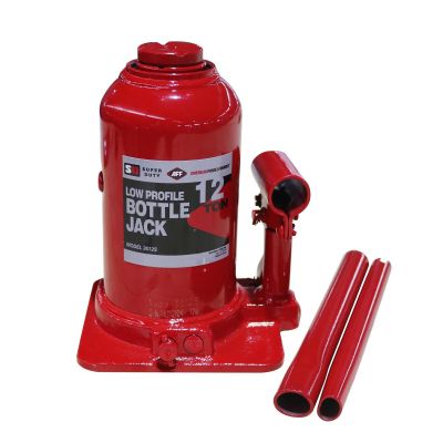 INT3612S image(0) - American Forge & Foundry Bottle Jack - 12 Ton Capacity - Low Profile - Manual - SUPER DUTY