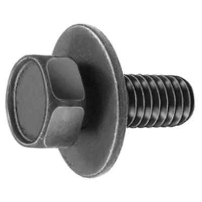 AVC15791 image(0) - AUVECO 15791 Hex Head Sems C Point Body Bolt, M6 - 1 Screw x 16 mm L x 10 mm Across Flats, Steel
