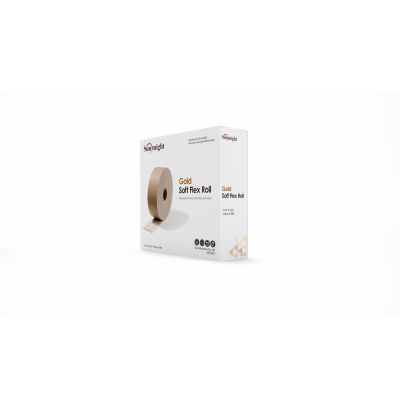 SUA32116 image(0) - Sunmight USA Corporation Gold 32116 Open Coated Soft Flex Roll, 4-1/2 in W x 27 yd L, P400 Grit, Premium Aluminum Oxide Abrasive