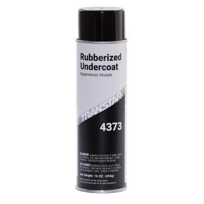 TRP4373 image(0) - Transtar Autobody Products 4373 Rubberized Undercoating Aerosol Can - 16 oz Net Weight - Black