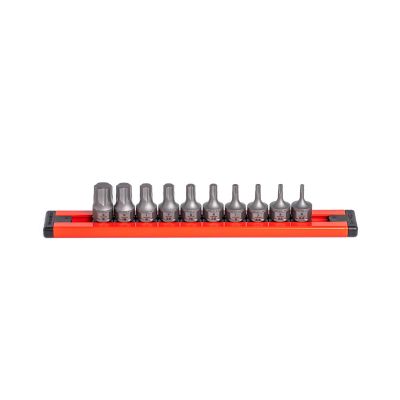 GETDDHAS10S image(0) - Grip Edge Tools 10-PC 1/4 Inch Dr SAE RPT Dual Action Driver set