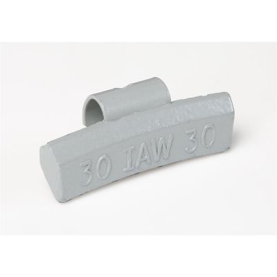 PLO10722 image(0) - PLOMBCO Inc 10 g IAW style Plasteel clip-on weight