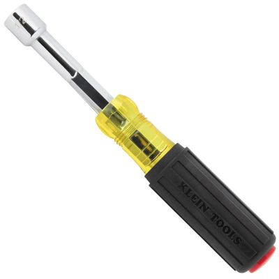 KLE65412 image(0) - Klein Tools Color-Coded Hollow-Shaft Heavy-Duty Nut Driver, 1/2-Inch
