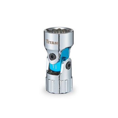 TIT66851 image(0) - Titan 1/4 in. Drive Auto-Flex&trade; 11mm Socket