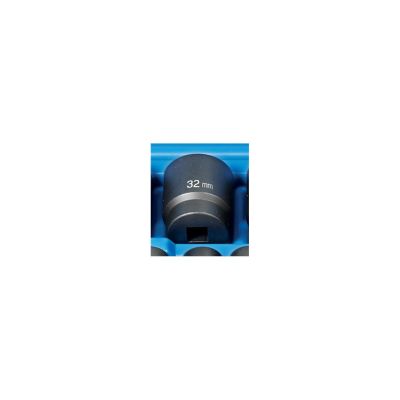 GRE2132M image(0) - Grey Pneumatic 1/2" Drive x 32mm Standard - 12 Point Socket