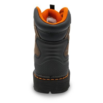 FSIA7380-12-4E image(1) - Avenger Work Boots Hammer MAX Mid - Men's - CN|EH|PR|WP|HR|SR|B&W - Brown - Size: 12 - 4E - (Ultra Wide)
