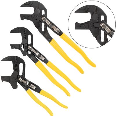 KLED53003KIT image(0) - Klein Tools Plier Wrench Set, 3-Piece