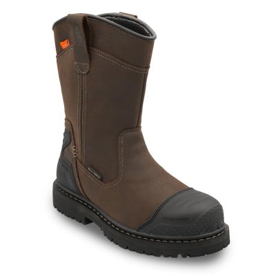 FSIA7387-14D image(0) - Avenger Work Boots Hammer MAX Wellington - Internal MET - Men's - CN|EH|PR|WP|Mt|HR|SR|SF|B&W - Brown - Size: 14 - D - (Regular)