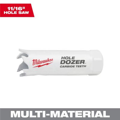 MLW49-56-0700 image(0) - Milwaukee Tool 11/16 Inch HOLE DOZER with Carbide Teeth Hole Saw