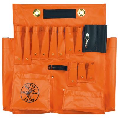KLE5182BLA image(0) - Klein Tools Tool Bag, Vinyl Equipment Bag, Black, Large