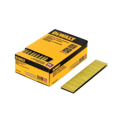 DWTDNS18125-2 image(0) - DEWALT 1-1/4 in. 18 Gauge 1/4 in. Crown Staples (2,500 PK)