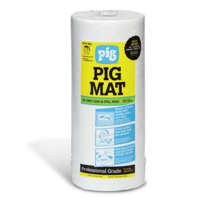 NPG26201 image(0) - New Pig Light-Weight Oil-Only Absorbent Mat Roll - 15 Inch x 50 Feet