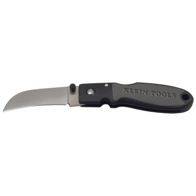 KLE44005C image(0) - Klein Tools Hawkbill Lockback Knife with Clip