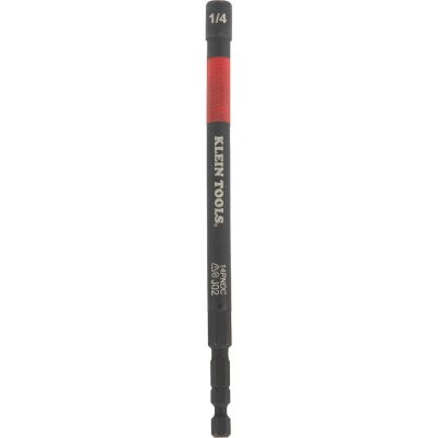 KLE14PNDC image(0) - Klein Tools 1/4-Inch Magnetic Color-Coded Power Nut Setter