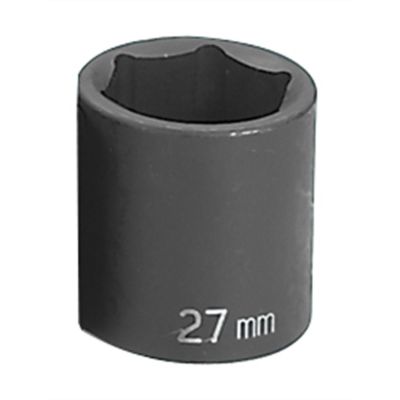 GRE2027M image(0) - Grey Pneumatic 1/2" Drive x 27mm Standard Socket