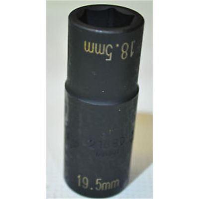 GRE2189D image(0) - Grey Pneumatic 1/2" Dr. 18.5mm x 19.5mm Damaged Lug Socket