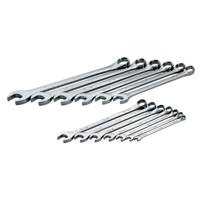 SKT86118 image(1) - S K Hand Tools WRENCH SET COMBINATION 13 PC SAE LONG HI POLISH
