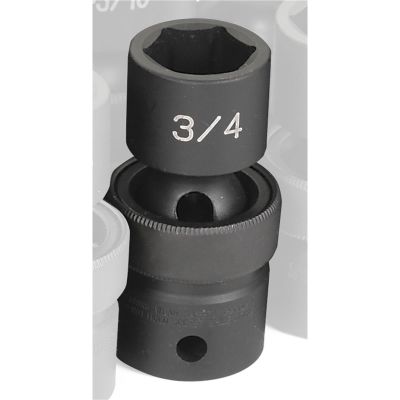 GRE2024U image(0) - Grey Pneumatic 1/2" Drive x 3/4" Standard Universal Socket