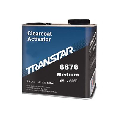 TRP6876 image(0) - Transtar Autobody Products 6876 - 6800 Series Medium Lightning Clear Coat Activator - 2.5 L - Clear - Liquid