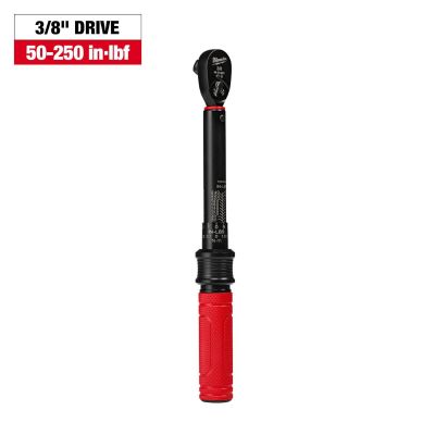 MLW48-22-9201 image(0) - Milwaukee Tool 3/8 Inch Drive Click Torque Wrench 50-250 in-lbf