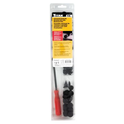 TIT85535 image(1) - Titan 72 pc. Car Retainer Push Clips Kit