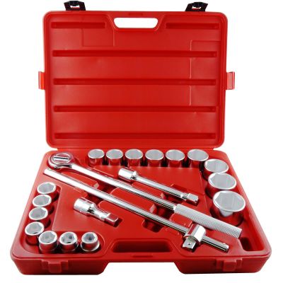 KTI24121 image(0) - K Tool International 20-PIECE 3/4 " DR 6-PT SAE SOCK