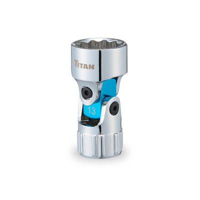 TIT66853 image(0) - Titan 1/4 in. Drive Auto-Flex&trade; 13mm Socket