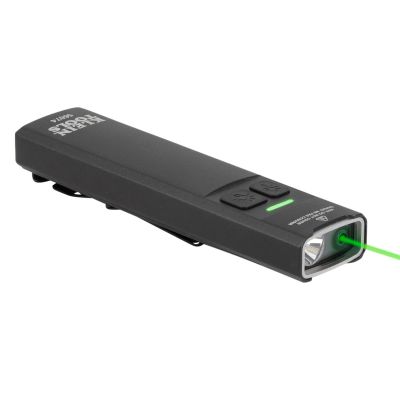 KLE56074 image(0) - Klein Tools Rechargeable Slim-Profile LED Pocket Flashlight with Laser