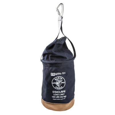 KLE5104MINI image(0) - Klein Tools Mini Tool Bucket, Leather-Bottom