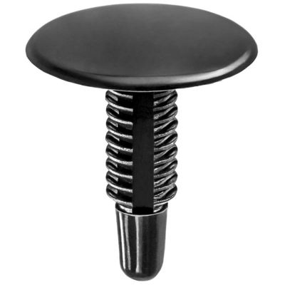 AVC12909 image(0) - AUVECO 12909 Single Head Trim Panel Retainer, 1 in Dia Bottom Head, Nylon, Black
