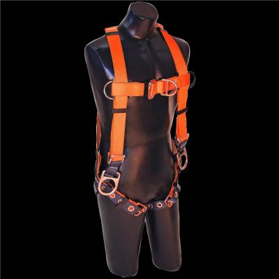 SRW803600 image(0) - FALL SAFE Safety Harness - A-SERIES - Vest-Style Positioning Climbing - Back / Front / Side, Pass Through, Tongue Buckle - Size: Big Boy