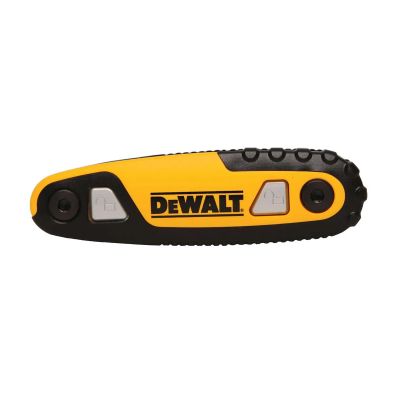 DWTDWHT70262M image(0) - DEWALT Hex Key Set, SAE, Folding/Locking, 8 Keys