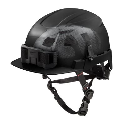 MLW48-73-1375 image(0) - Milwaukee Tool BOLT Black Front Brim Safety Helmet with IMPACT ARMOR Liner (USA) - Type 2, Class E