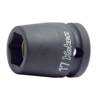 KKN14400MG-16 image(0) - Ko-ken USA 14400MG-16 1/2 Sq. Dr. Socket 16mm 6 point Length 38mm Magnet