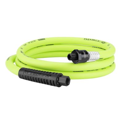 LEGHFZ3806YW2B image(0) - Legacy Manufacturing Flexzilla Whip Hose with Ball Swivel, 3/8" x 6'