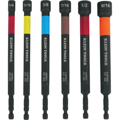 KLE32931M image(0) - Klein Tools 2-in-1 Impact Rated Flip Socket Set, Metric