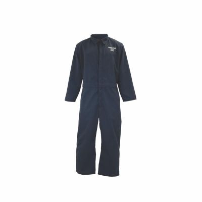 OBRBSA-OB59NB-ES-R4XL image(0) - OBERON Coveralls - Arc Flash & Inherently Flame Resistant - With Escape Strap - 12 Cal BSA - Color: Navy Blue - Size: 4XL