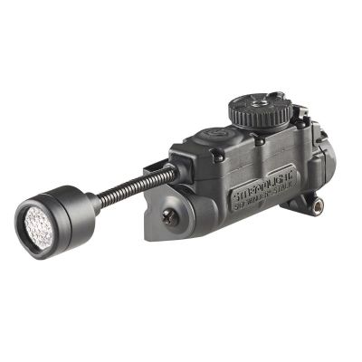 STL14311 image(0) - Streamlight Sidewinder Stalk - Includes Helmet Clip (Attached to Light), Arc Rail Assy, Arc Rail Mount, (1) CR123A & "AA" Alkaline Battery - Mailer - Black