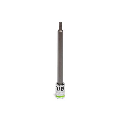 GETHAS12L image(0) - Grip Edge Tools 1/8" 1/4" Dr Long RPT Hex bit socket