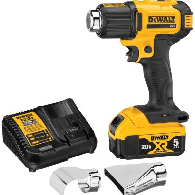DWTDCE530P1 image(0) - DeWalt 20V MAX* Cordless Heat Gun Kit
