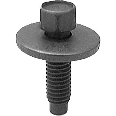 AVC12160 image(0) - AUVECO 12160 Hex Head Sems Dog Point Body Bolt, M6 x 1 mm Screw x 22 mm L, Phosphate