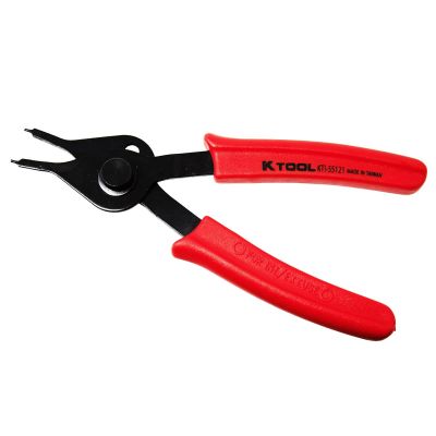 KTI55121 image(1) - K Tool International Pliers Snap Ring Convert Straight .047 Tip