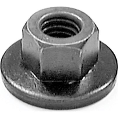 AVC15329 image(0) - AUVECO 15329 Type B Free Spinning Washer Nut, M6 x 1 mm Screw x 9 mm H x 10 mm Across Flats x 18 mm OD, Phosphate