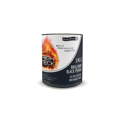 HIT1411-1 image(0) - High Teck Products 1411-1 Series 1400 Acrylic Urethane Factory Pack 2K Single Stage Paint, 1 gal, Brilliant Black Pearl