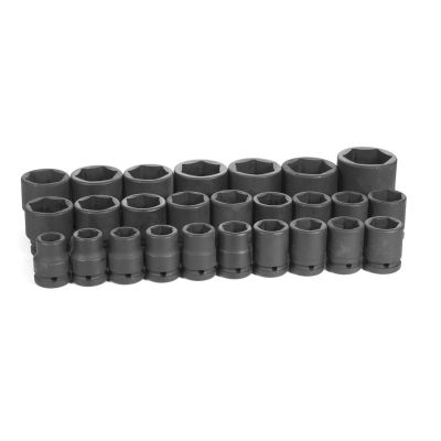 GRE8026M image(0) - Grey Pneumatic 3/4" Dr. 26 Piece Metric Master Set 19-50mm