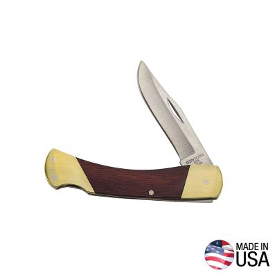 KLE44036 image(0) - Klein Tools Sportsman Knife, 2-5/8-Inch Stainless Steel Blade