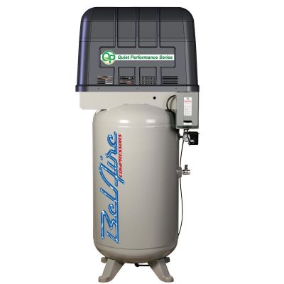 IMCQP318VLE image(0) - IMC (Belaire) 7.5 HP 80 Gallon 175 PSI 230 Volt Air Compressor 7.5 HP 80 Gallon Vertical Quiet Power 175 PSI 230 1 60 22.3 CFM T39 Pump 69 dBA
