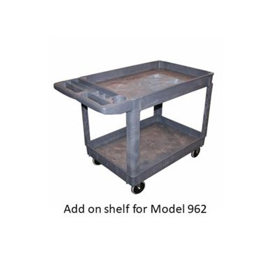 INT964 image(0) - American Forge & Foundry Shop Cart Shelf Add On Tray - 36" x 24" - Polypropylene - For AFF Model 962 Cart