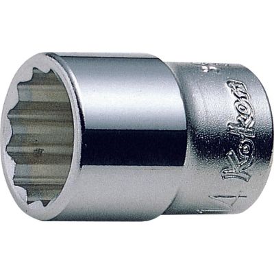 KKN3405A-13-16 image(0) - Ko-ken USA 3405A-13/16 3/8 Sq. Dr. Socket 13/16 12 point Length 32mm
